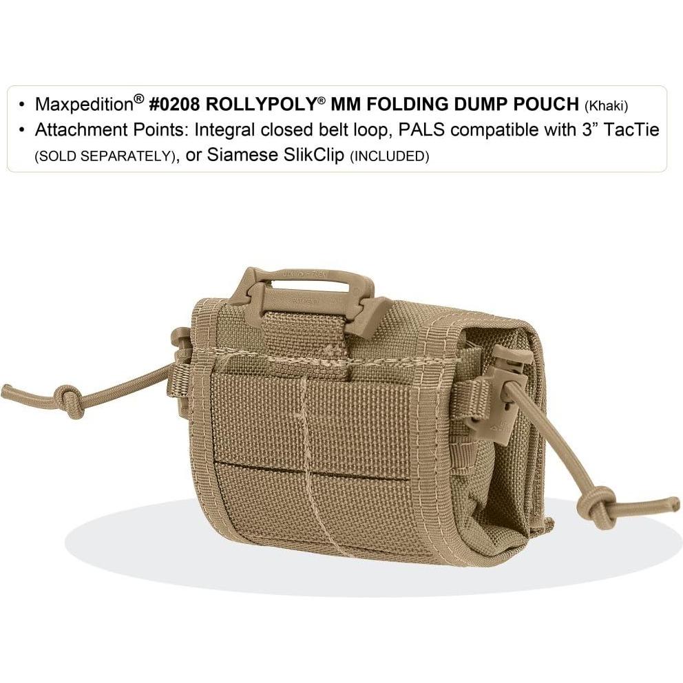 Pouch Plegable Maxpedition Rollypoly Verde 15x7x20 cm