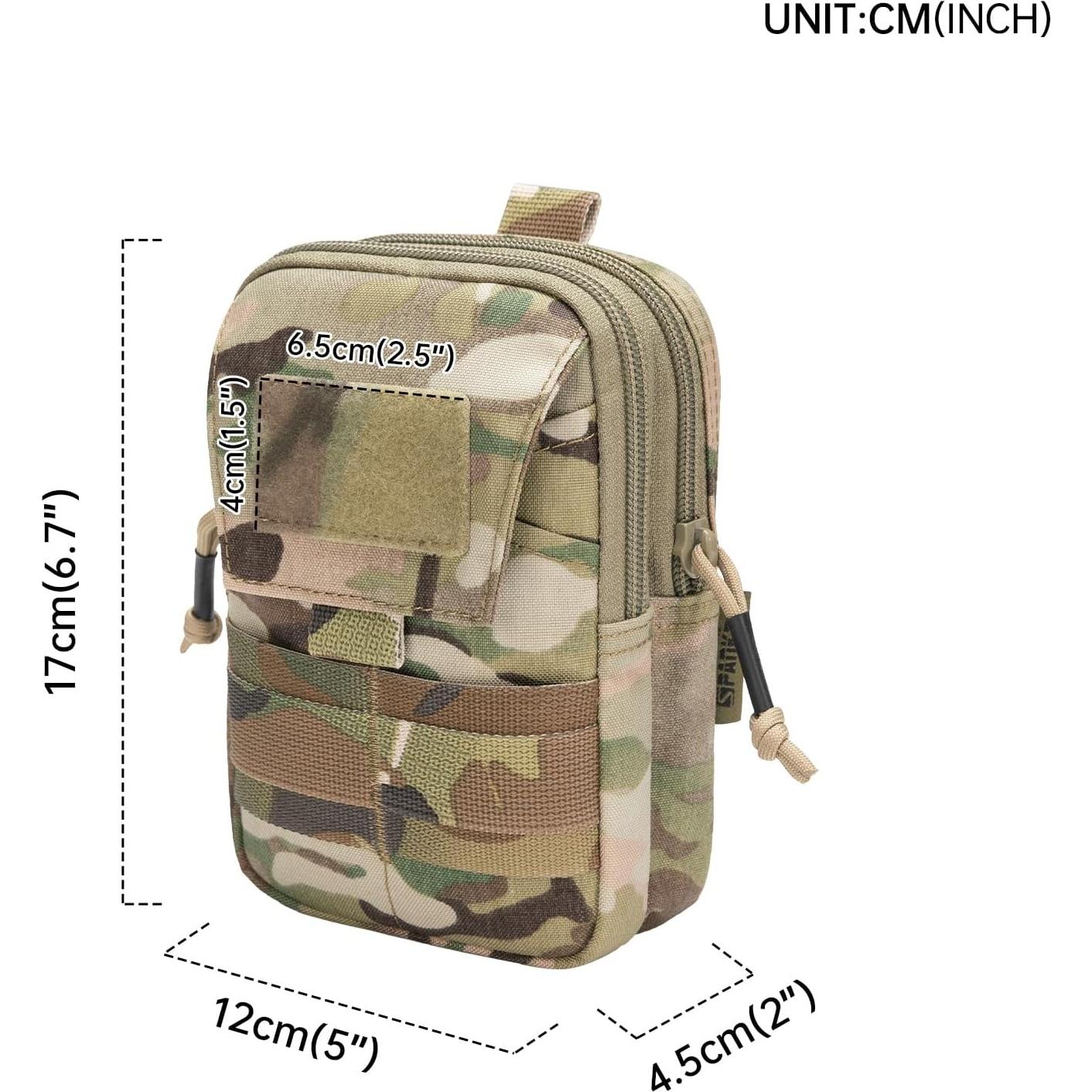 Bolsa Táctica Molle EDC EXCELENTE ELITE SPANKER Nylon 12.7x5.1cm