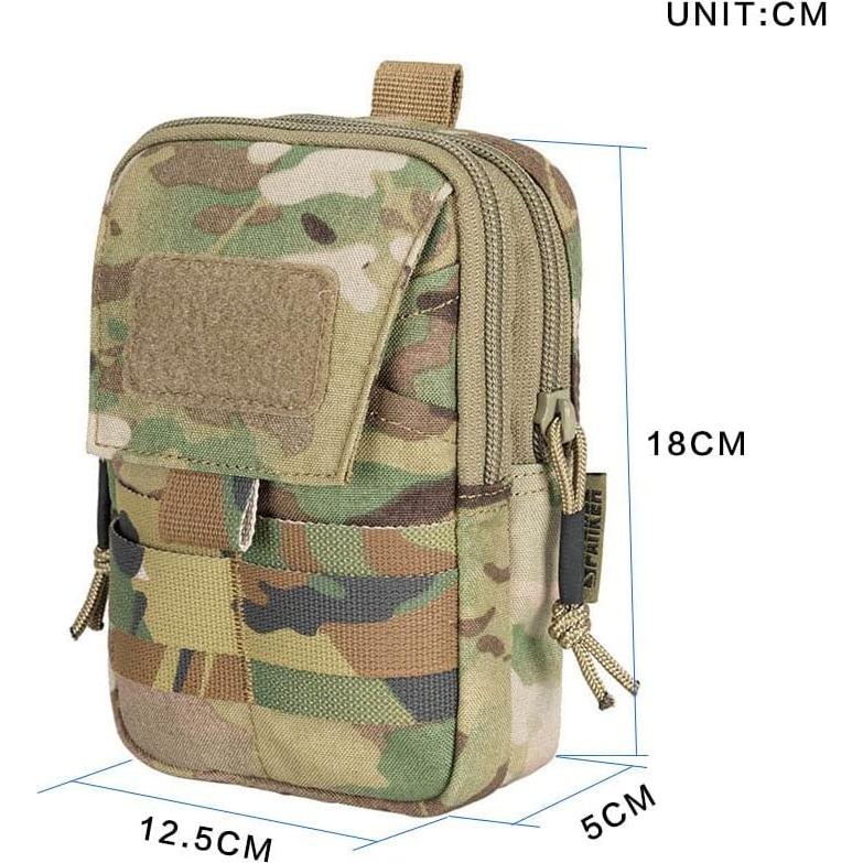 Bolsa Táctica Molle EDC EXCELENTE ELITE SPANKER Nylon 12.7x5.1cm