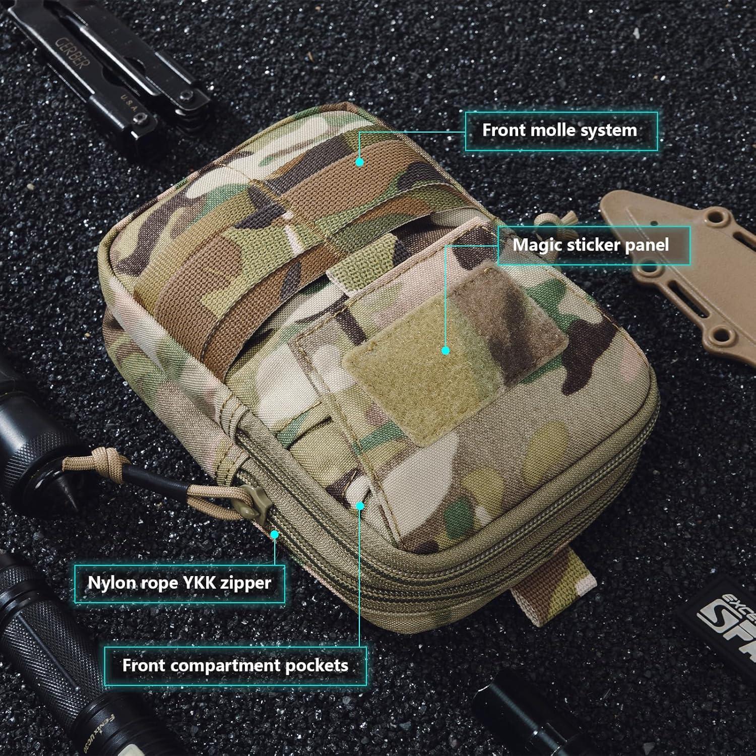 Bolsa Táctica Molle EDC EXCELENTE ELITE SPANKER Nylon 12.7x5.1cm