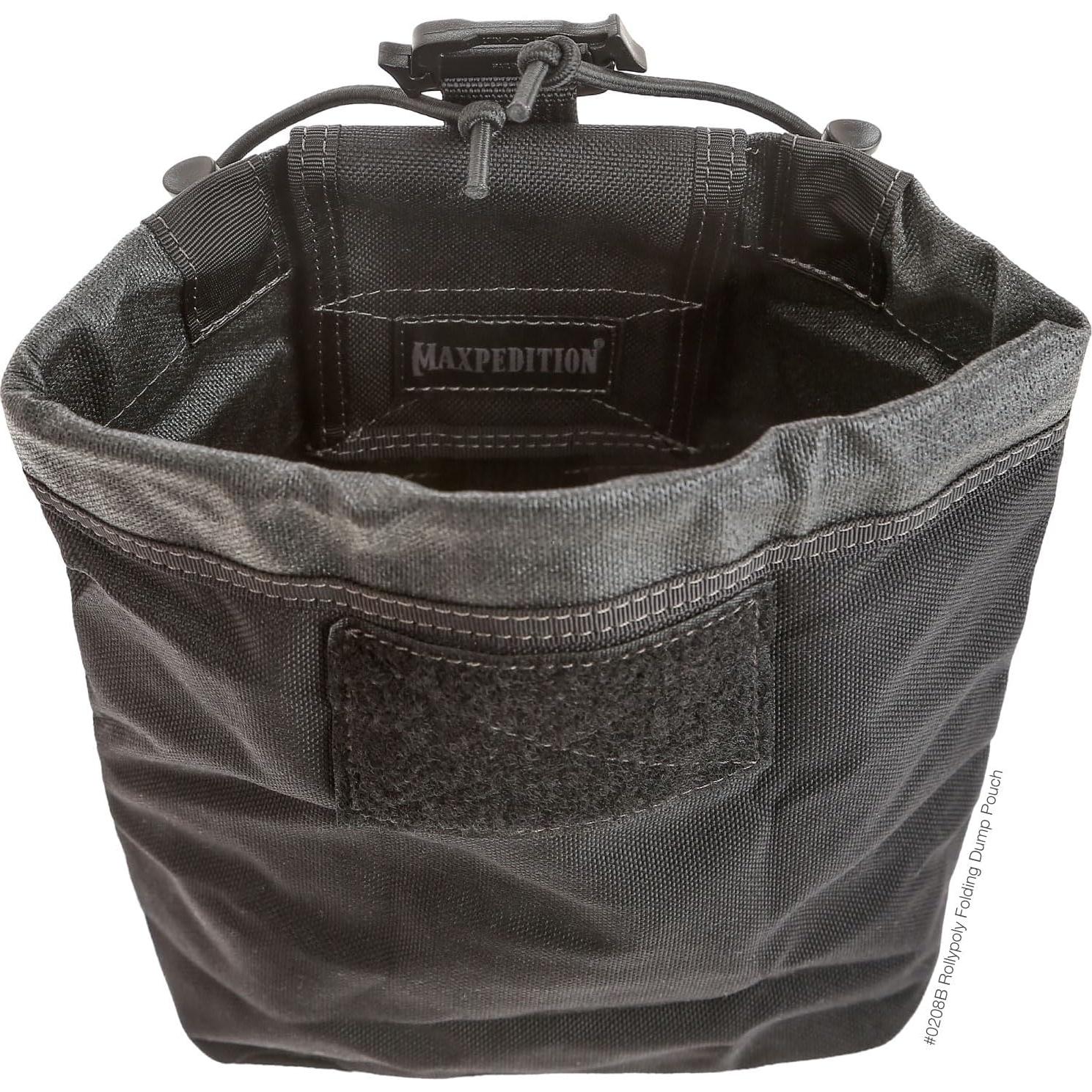 Maxpedition Rollypoly Pouch Plegable Negro 23.9 cm Táctico