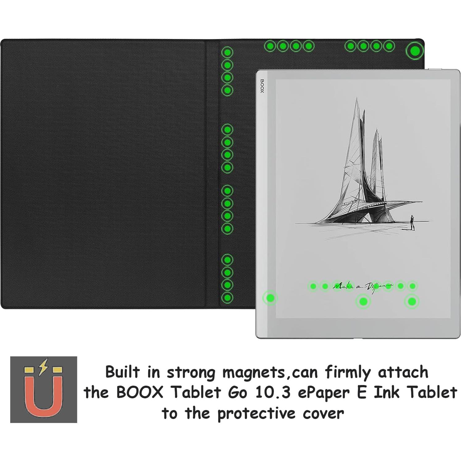 Funda Magnética GOVTVA para Onyx Boox Go 10.3 ePaper Verde