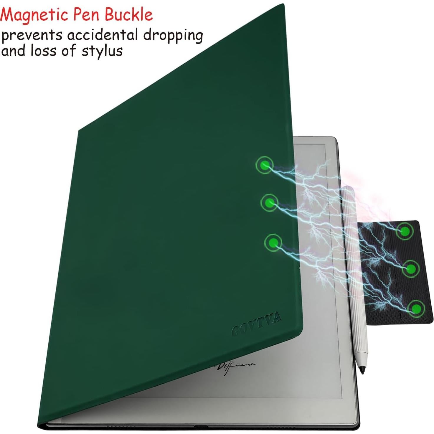Funda Magnética GOVTVA para Onyx Boox Go 10.3 ePaper Verde