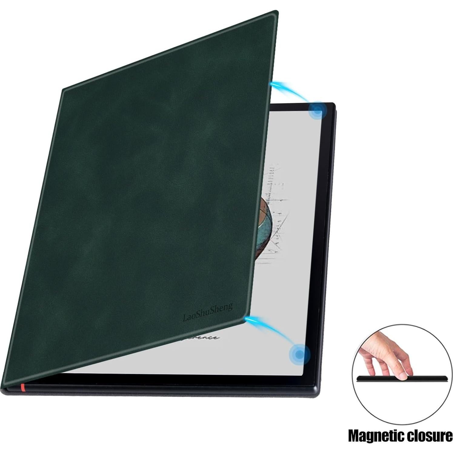 Funda Magnética Verde para Boox Note Air 4 C y Air 3 C - Ultra Delgado