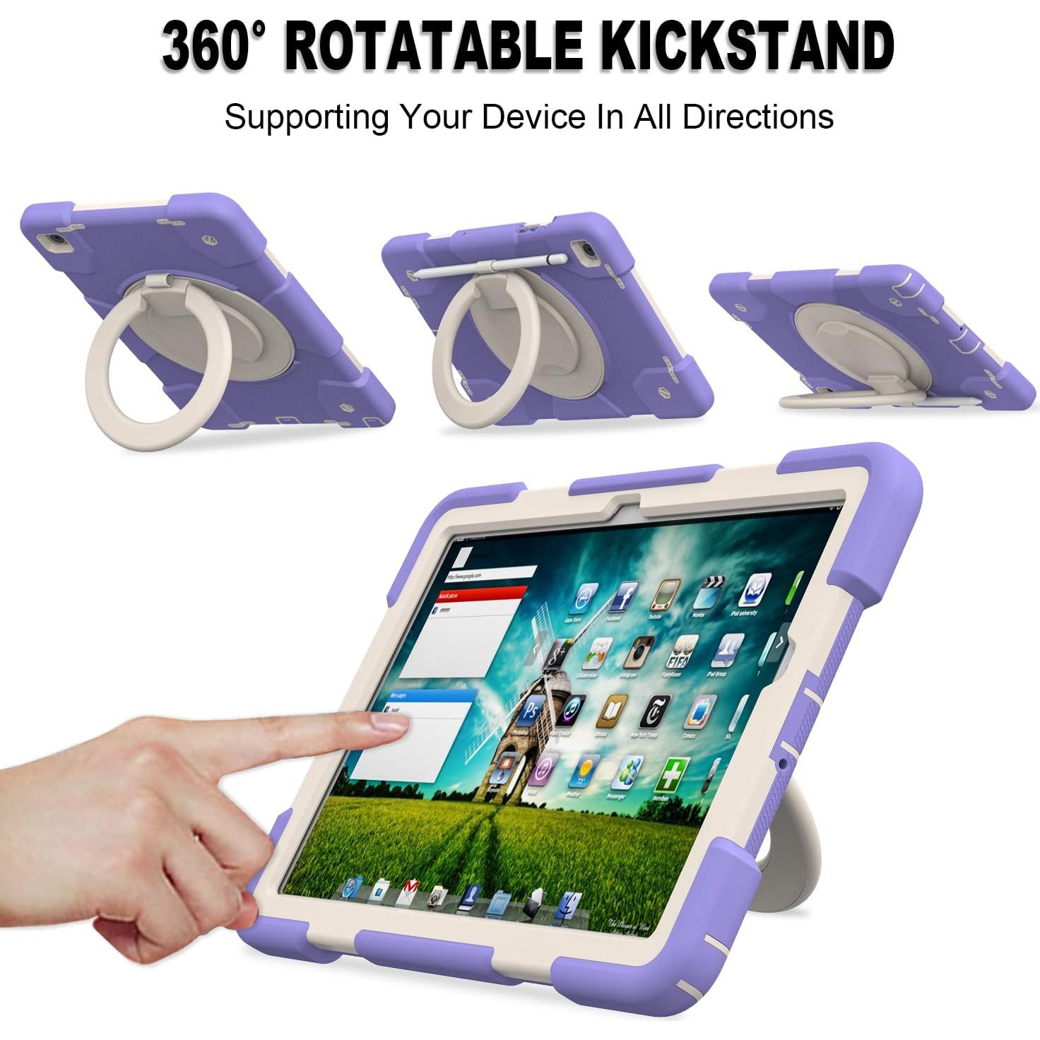 Funda Samsung Galaxy Tab A9+ 11" 2023 Resistente Púrpura