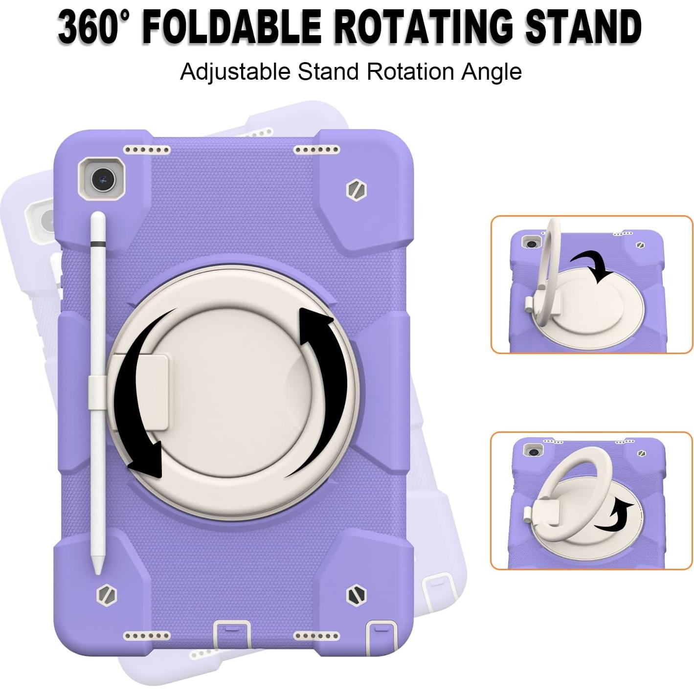 Funda Samsung Galaxy Tab A9+ 11" 2023 Resistente Púrpura