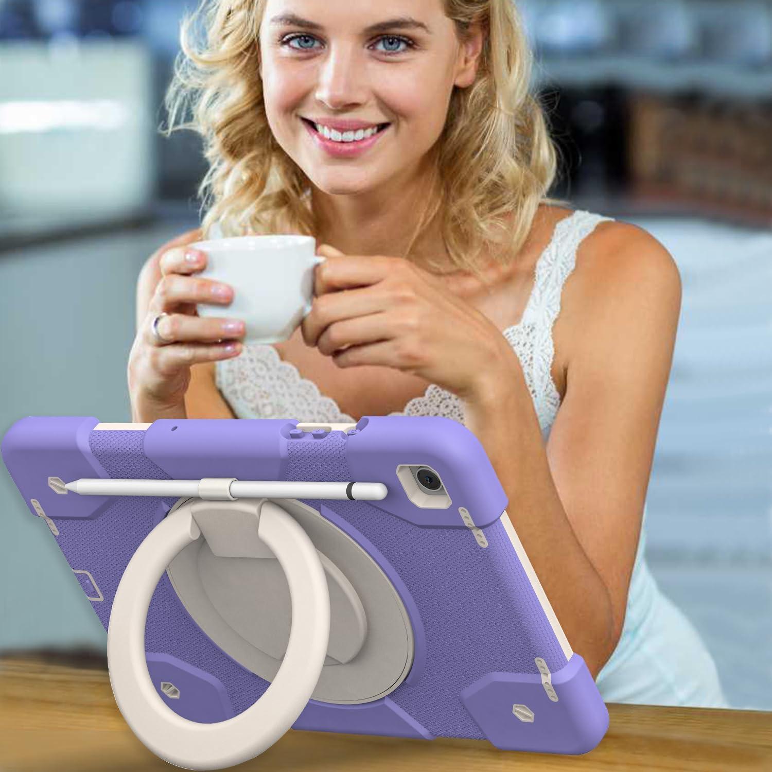 Funda Samsung Galaxy Tab A9+ 11" 2023 Resistente Púrpura