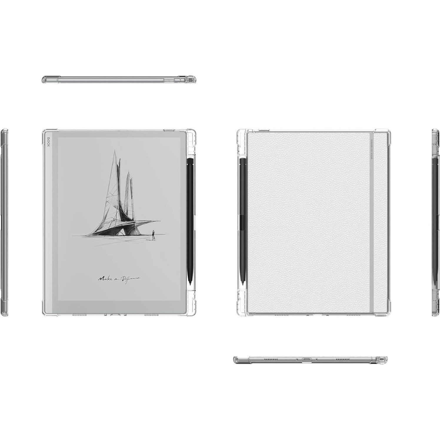 Funda TPU Transparente para Boox Tab 10C Pro y Ultra 10.3"