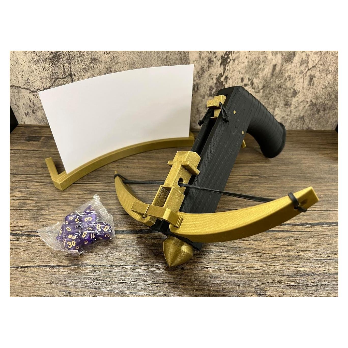 Lanzador de Dados de Ballesta MunnyGrubbers Bronce 7PCS D20