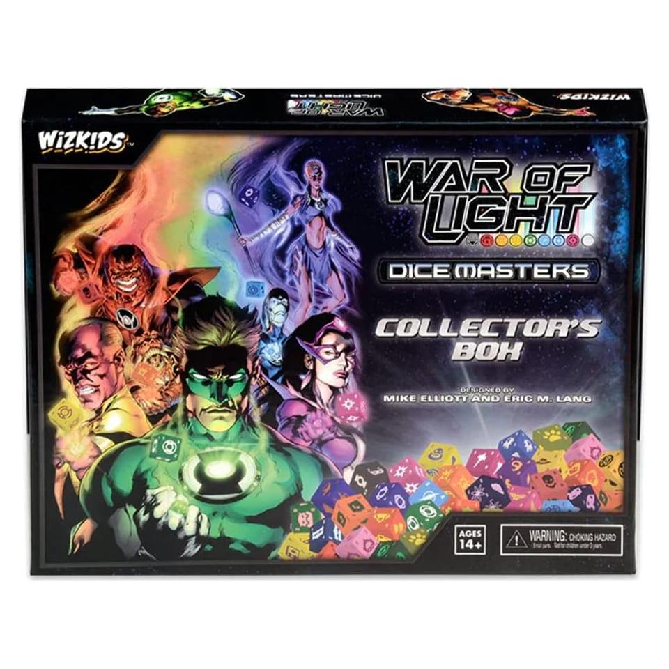 Caja de Coleccionista DC Comics Dice Masters Guerra de Luz - 20 Dados