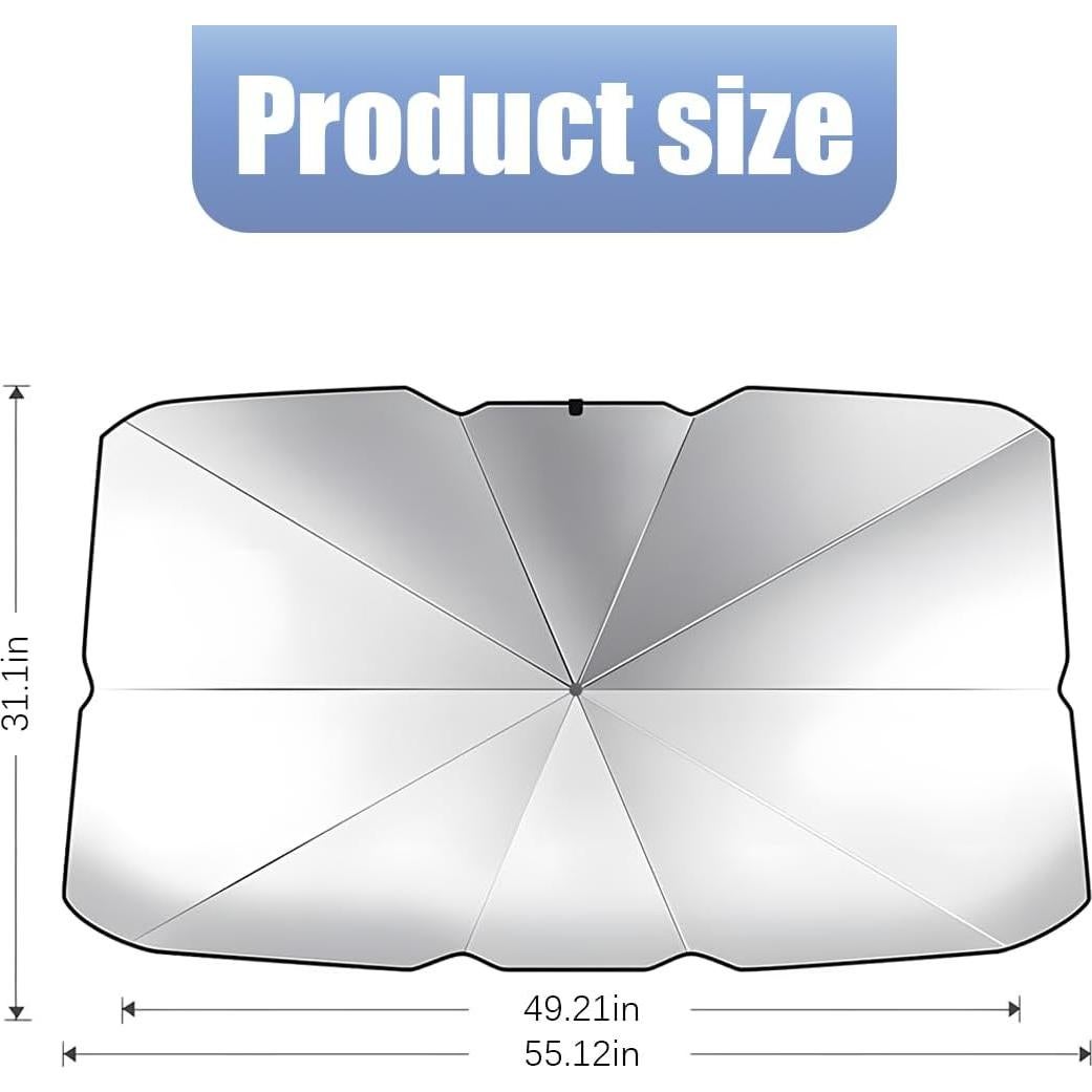 Sombrilla para Parabrisas Zpana 79x140 cm Protección Solar