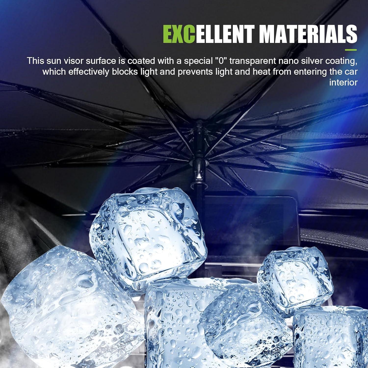 Sombrilla para Parabrisas Zikefest ZIK2FT Plegable UV 0.25m