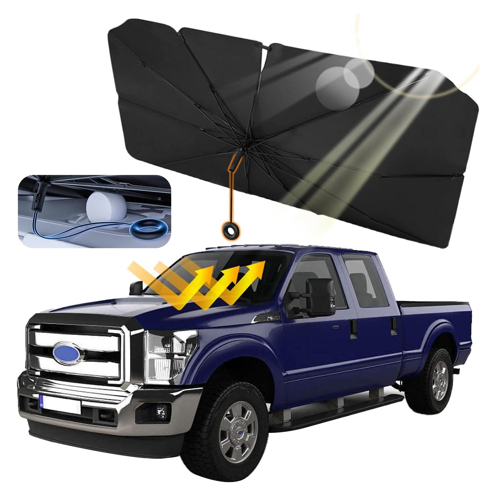 Sombrilla de Parabrisas de Coche Heart Horse 149.86x81.28cm