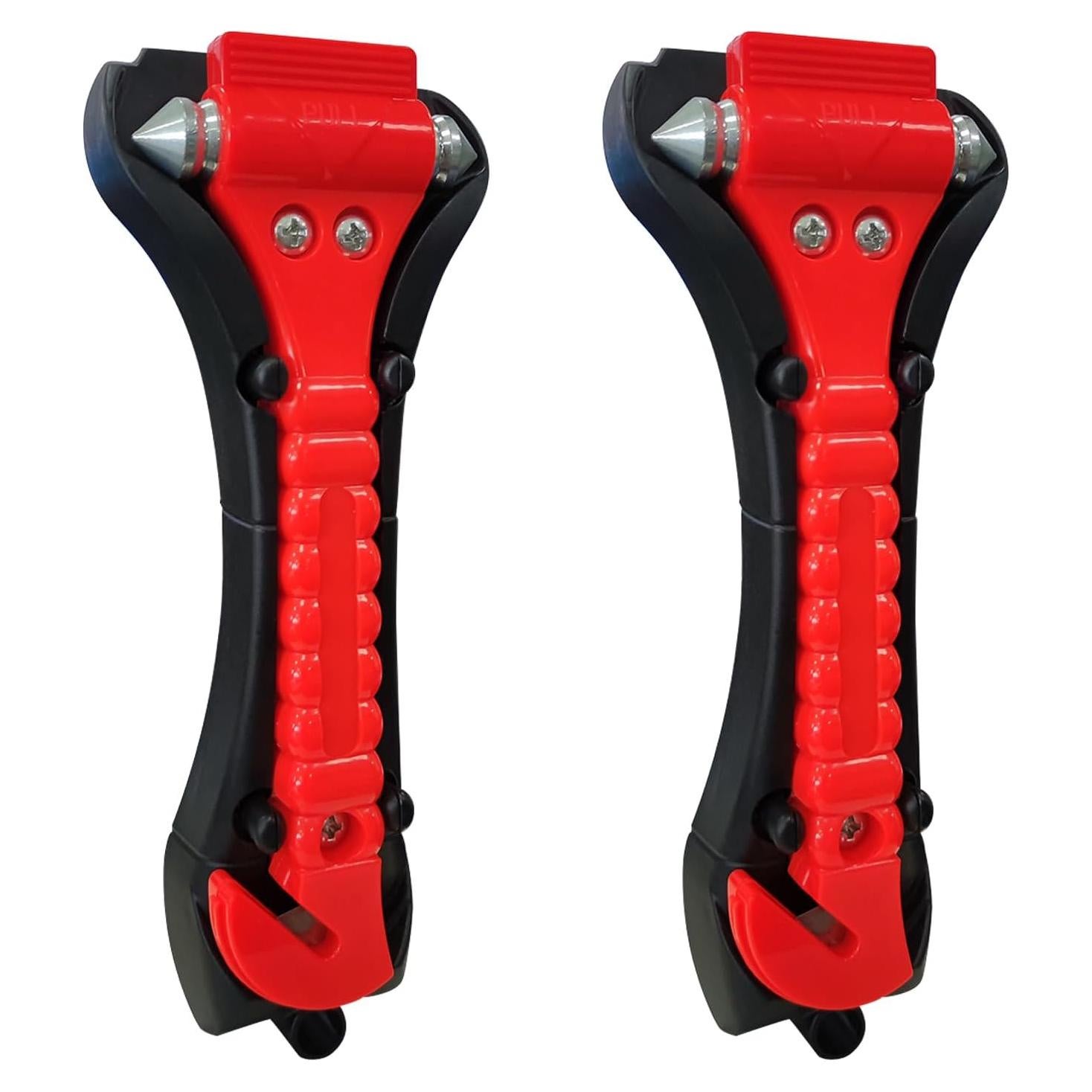 Martillo Rompe Ventanas BFXM 2-en-1 con Cortador de Cinturón