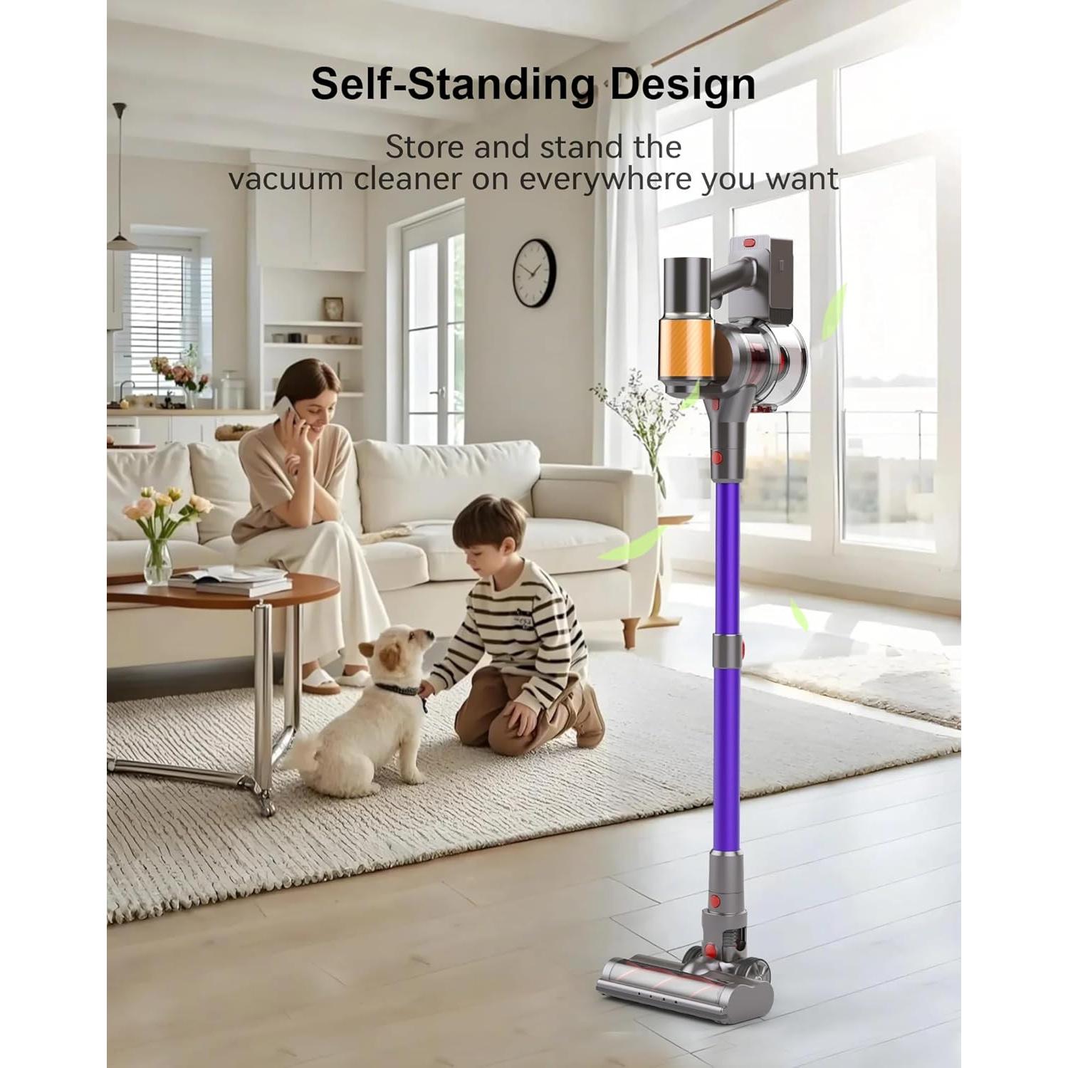 Aspiradora Inalámbrica Snowkuna K13-7S 120 Min 50Kpa 600W