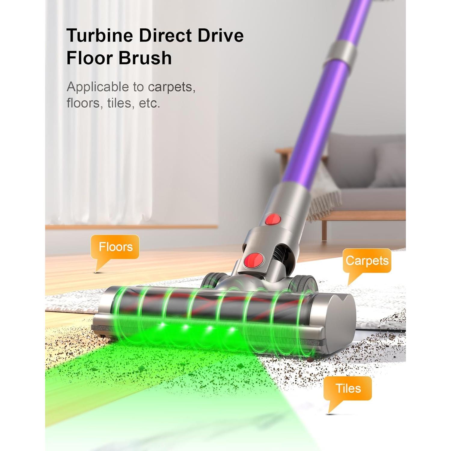 Aspiradora Inalámbrica Snowkuna K13-7S 120 Min 50Kpa 600W