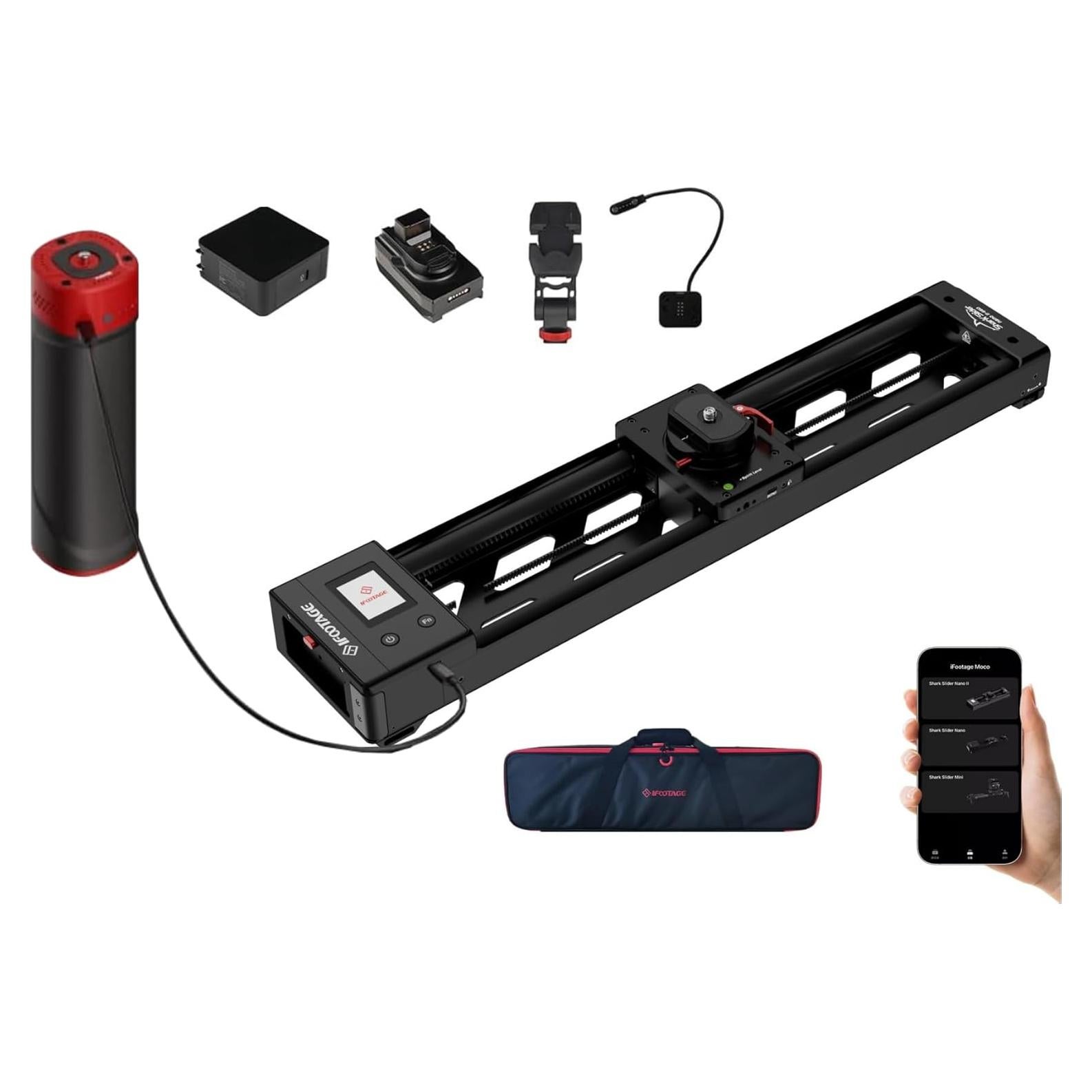 Deslizador de Cámara Motorizado IFOOTAGE Shark Nano II 66cm