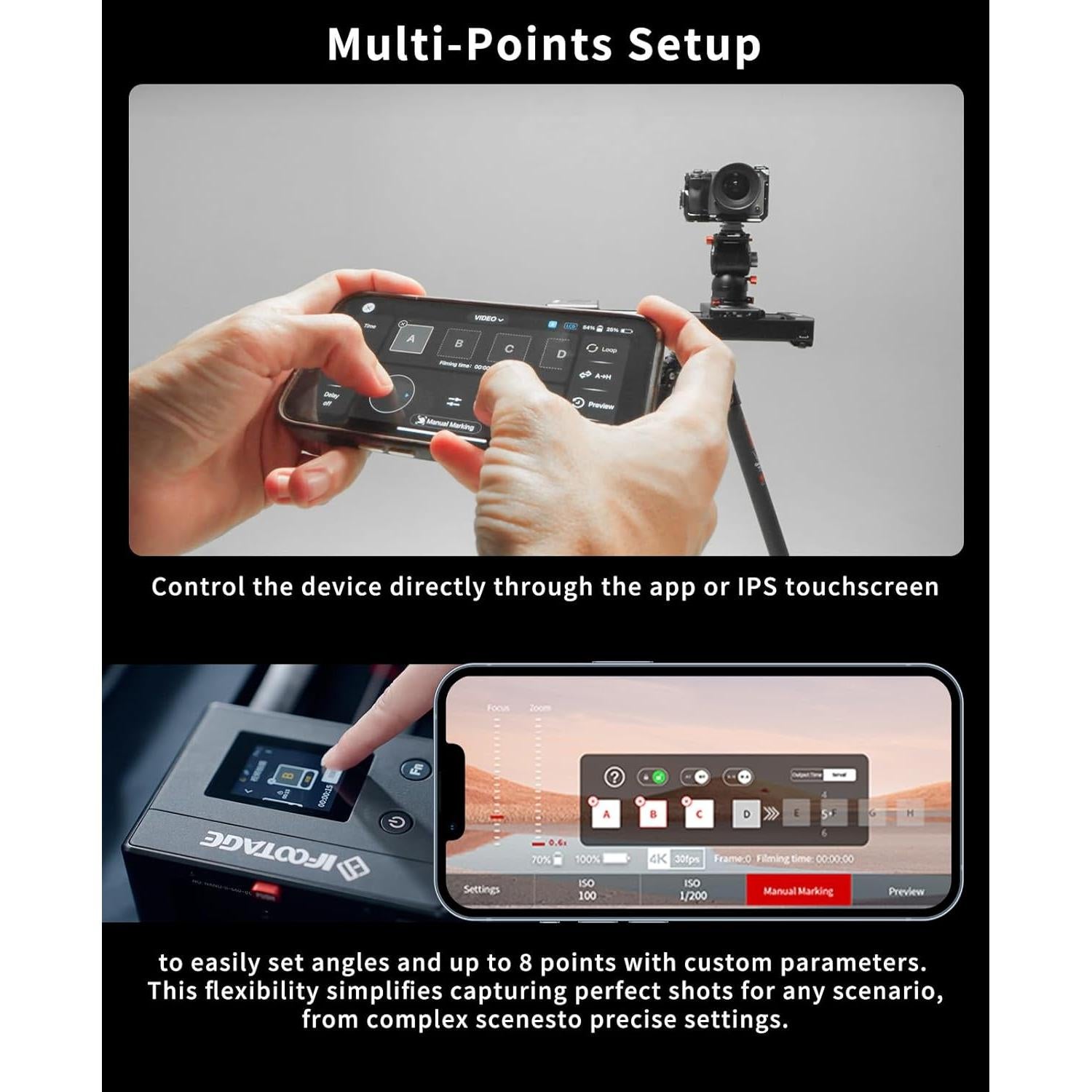 Deslizador de Cámara Motorizado IFOOTAGE Shark Nano II 66cm