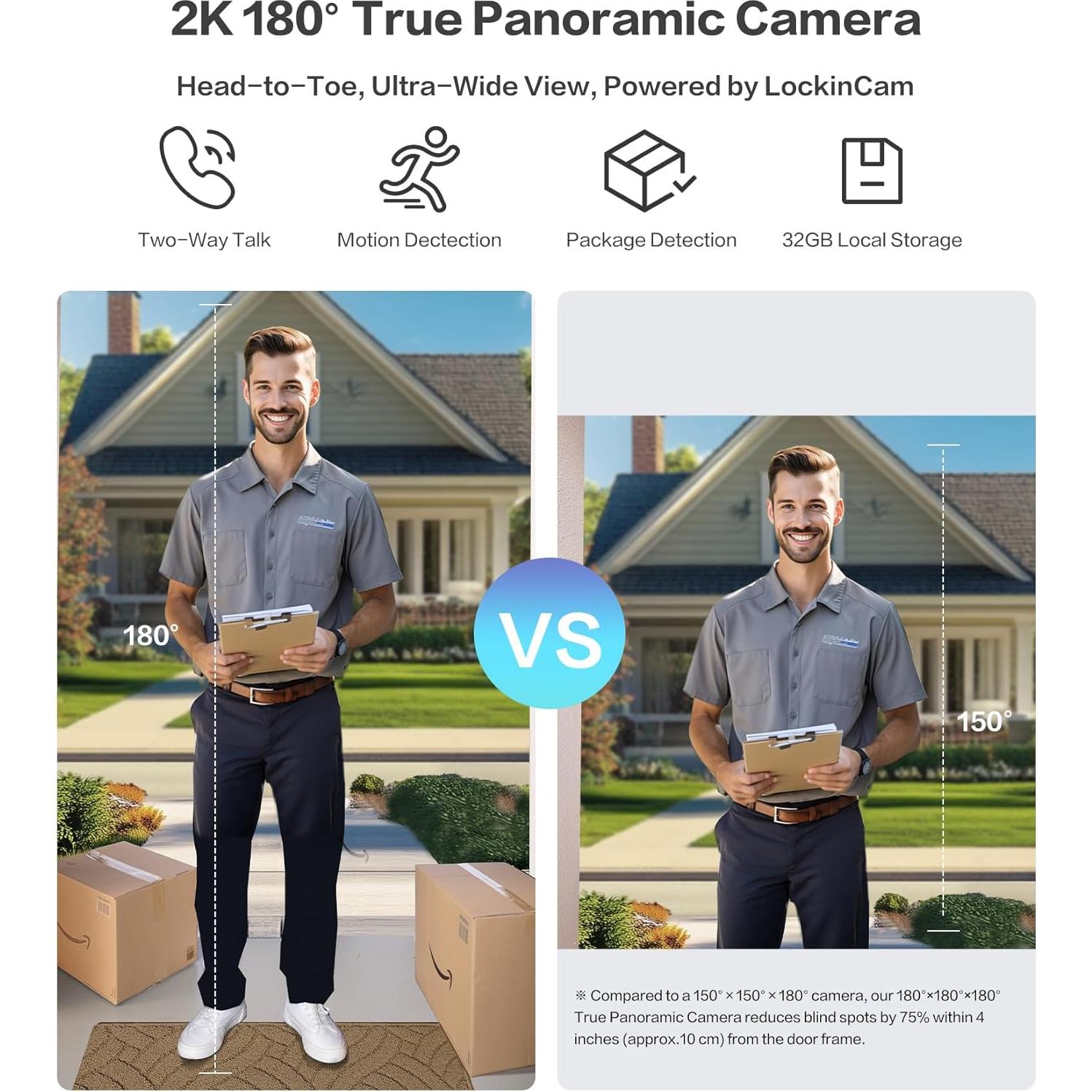 Cerradura Inteligente Lockin Veno Pro con Reconocimiento de Vena de Palma y Panel Solar