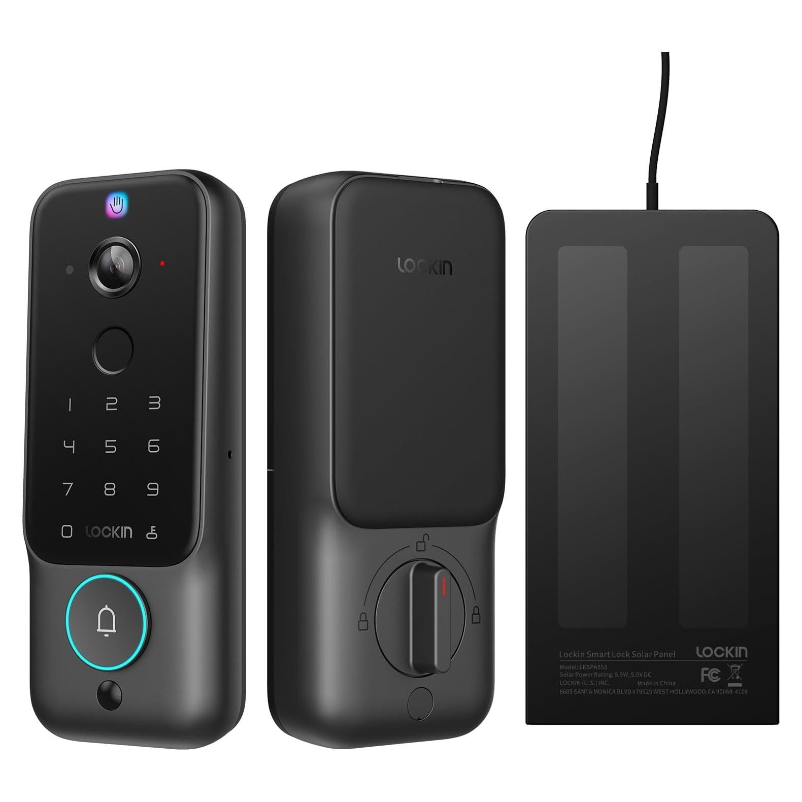 Cerradura Inteligente Lockin Veno Plus con Panel Solar 8GB