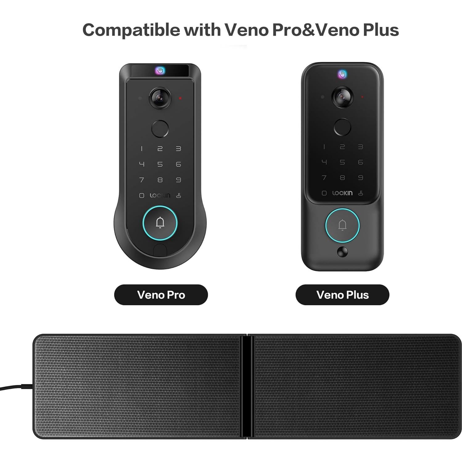 Panel Solar Lockin 2.3W para Cerradura Inteligente Veno Pro/Plus