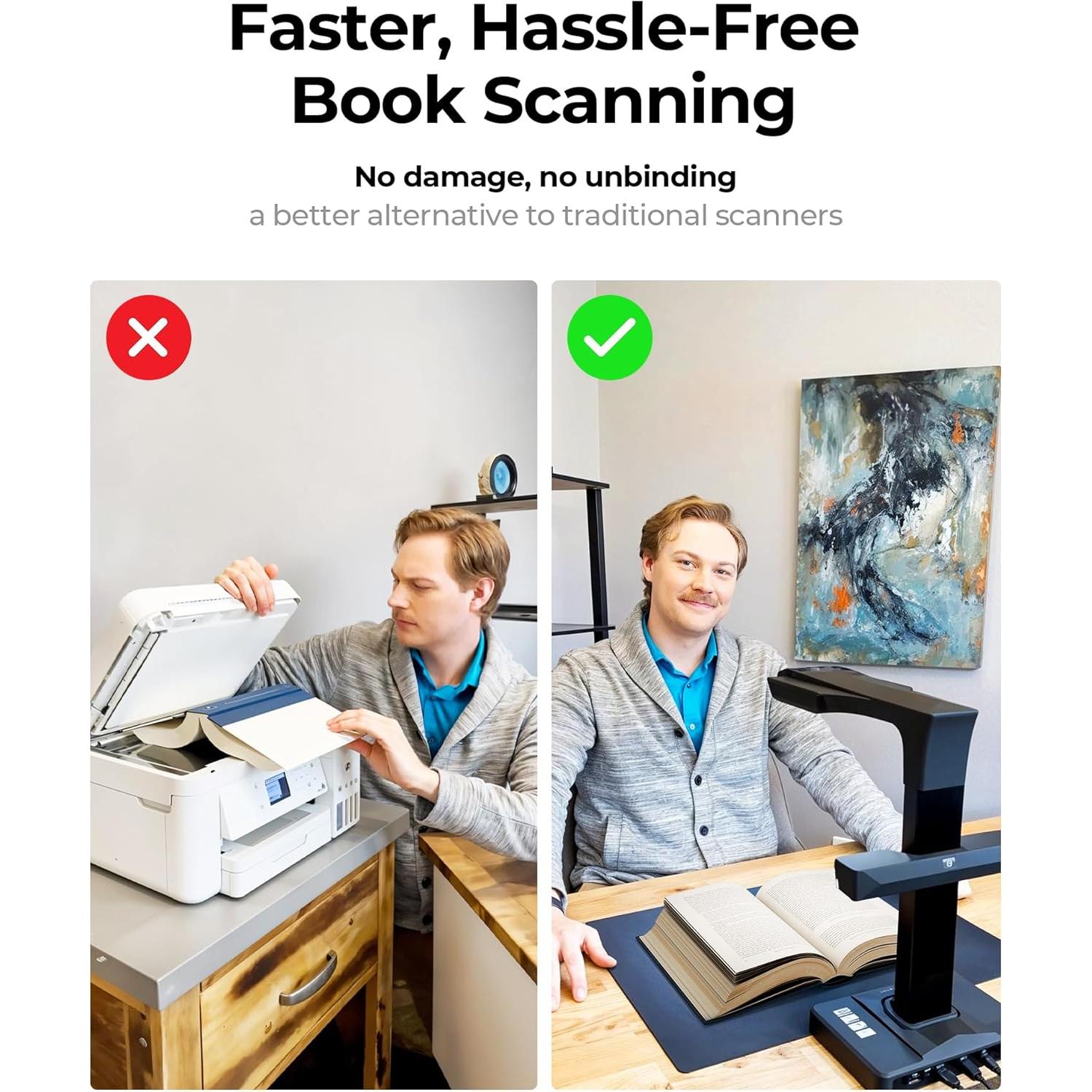 Escáner de Libros CZUR ET MAX con Caja de Estudio