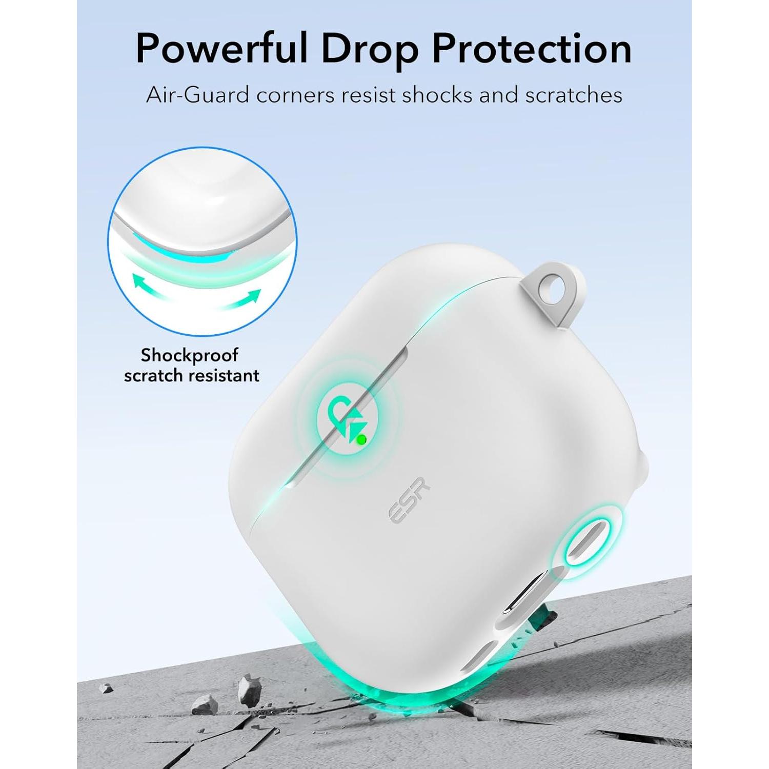 Funda ESR para AirPods 4ta Generación 2024 USB-C MagSafe Blanca