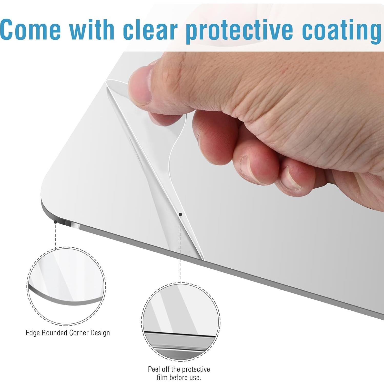 Espejo Magnético PrtMron 23x18 cm Acrílico Irrompible