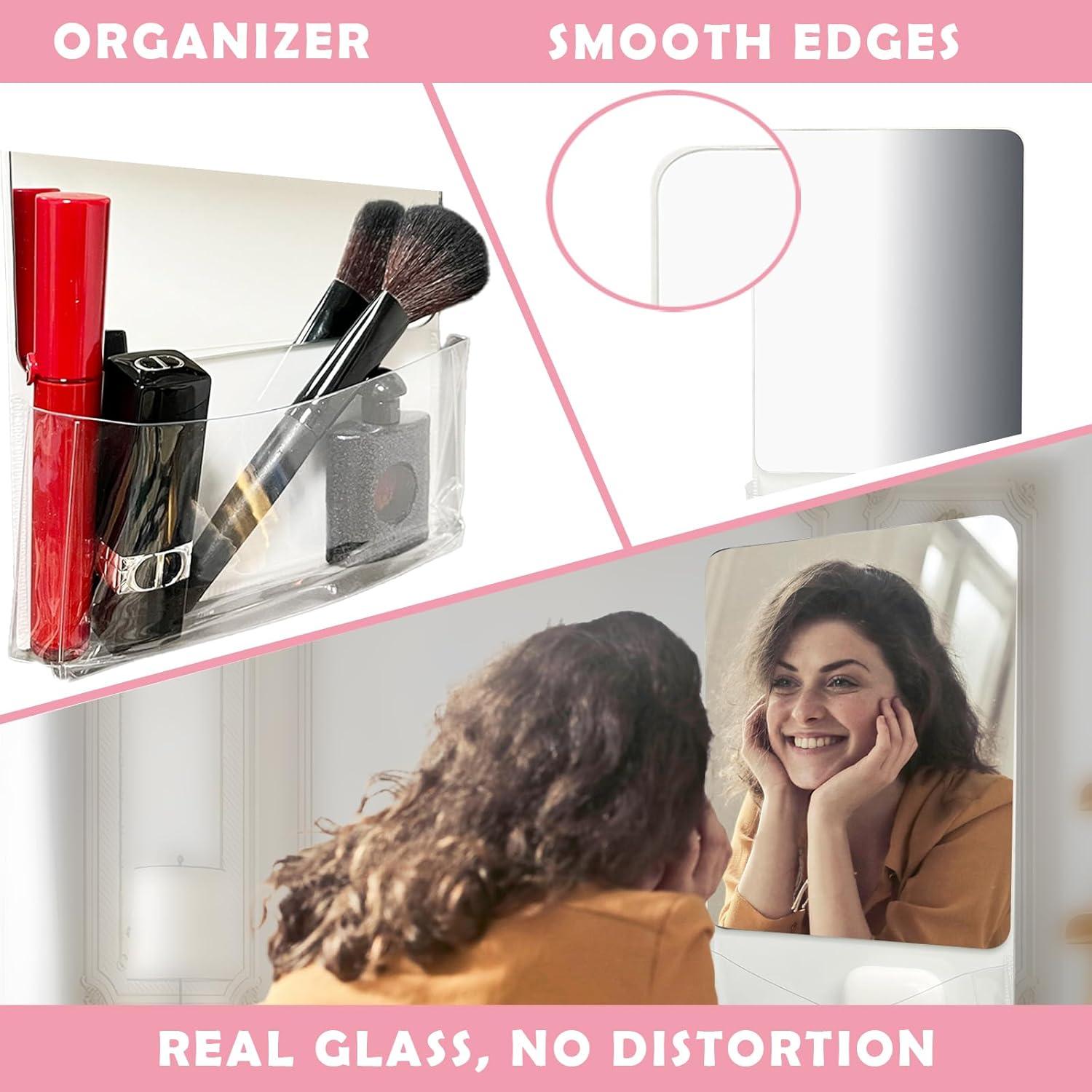 Espejo Magnético Neehows 24.1x14 cm con Bolsillo Blanco