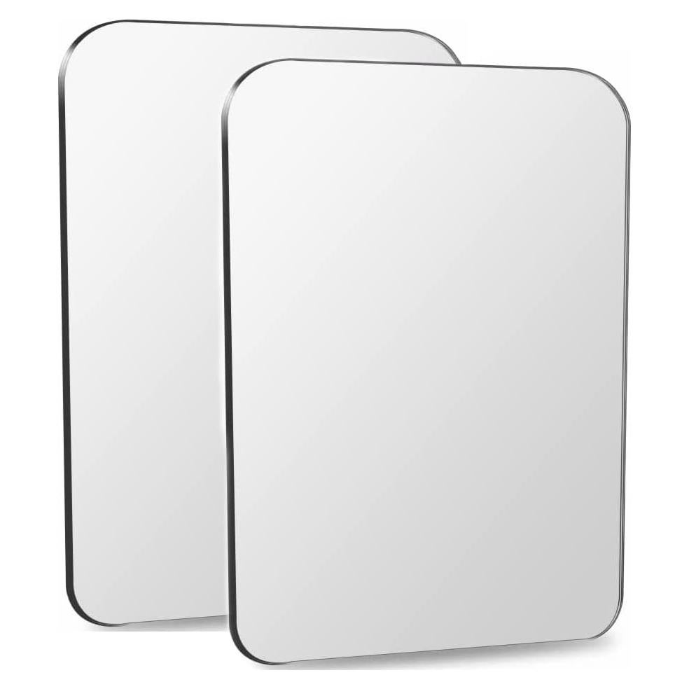 Espejo Magnético Acrílico Irrompible Tooackl 2 Pcs 10x15 cm