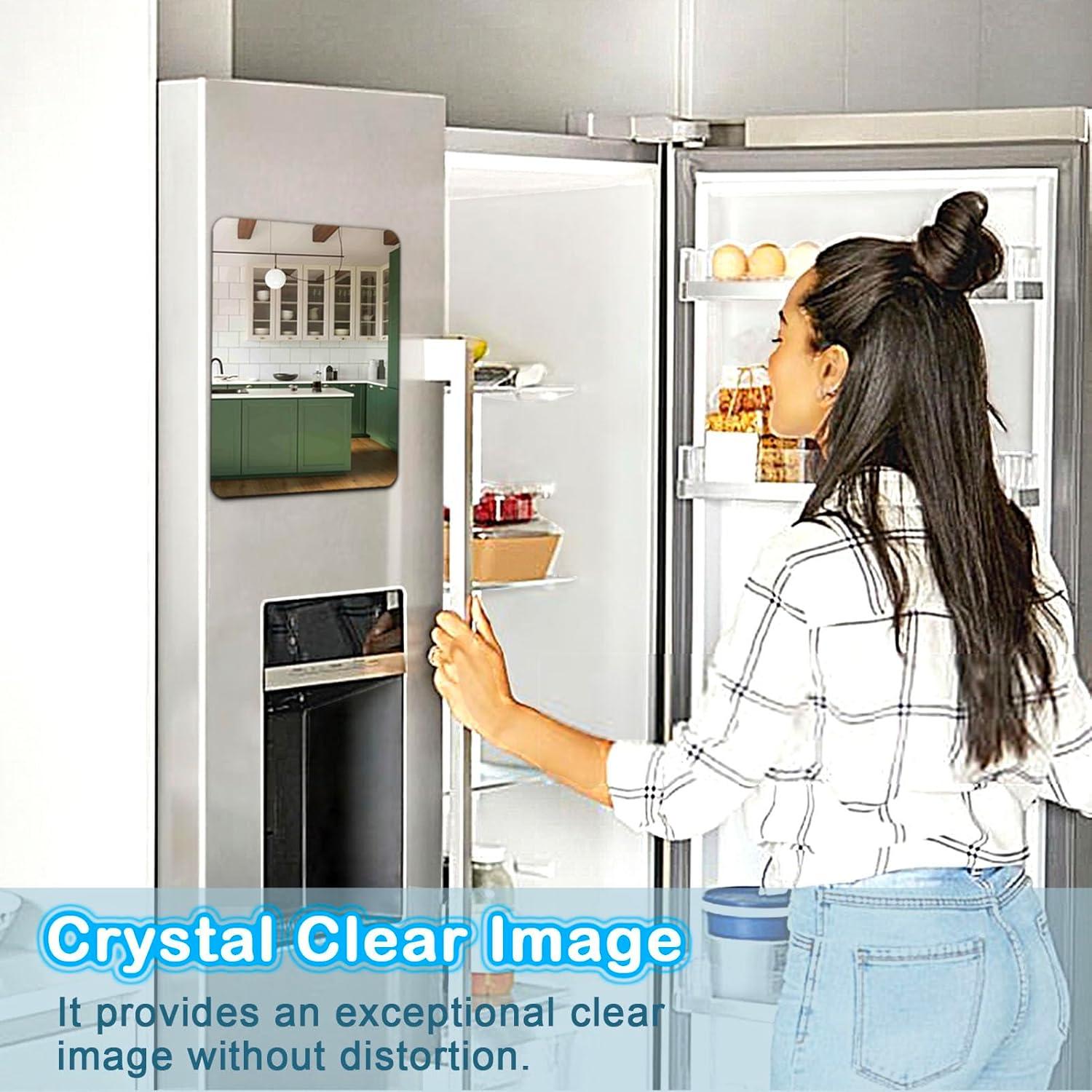 Espejo Magnético Acrílico Irrompible Tooackl 2 Pcs 10x15 cm