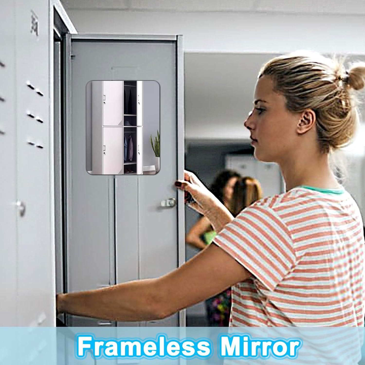 Espejo Magnético Acrílico Irrompible Tooackl 2 Pcs 10x15 cm