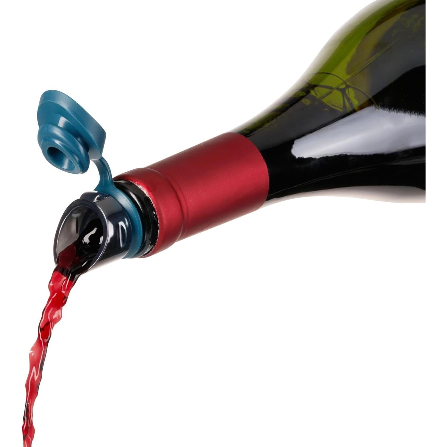 Aerador de Vino Innovine con Tapón Incorporado Verde Oscuro