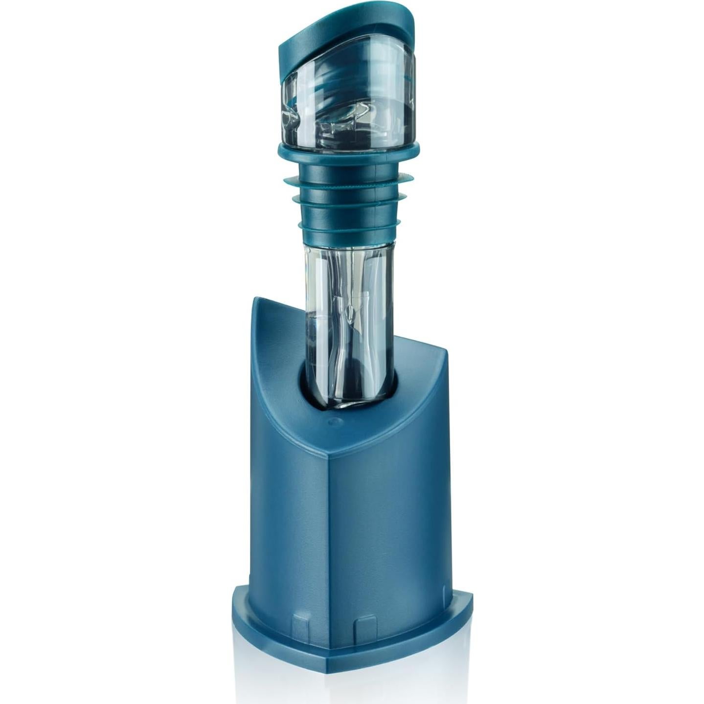 Aerador de Vino Innovine con Tapón Incorporado Verde Oscuro