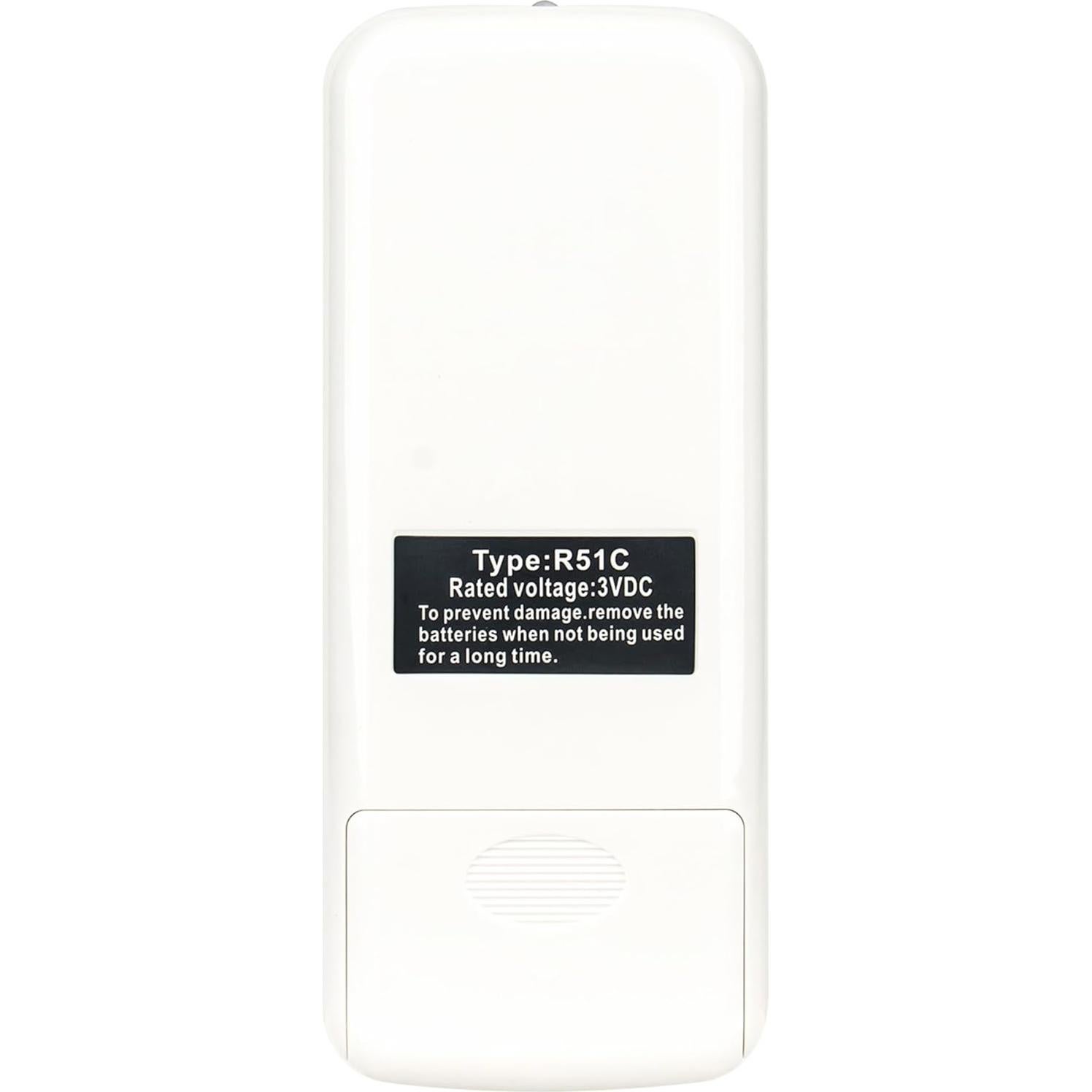 Control Remoto R51C para Aire Acondicionado Midea/Milexus