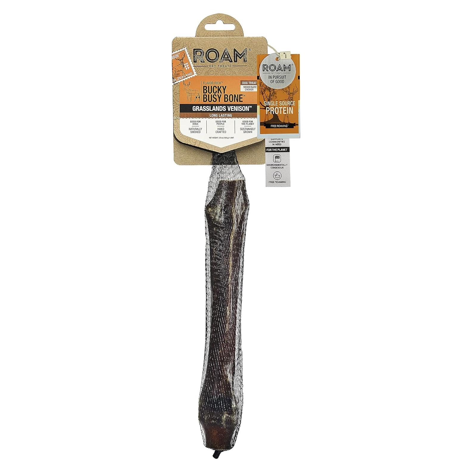 Hueso de Ciervo para Perros Roam - 28 cm, 273 g, Natural