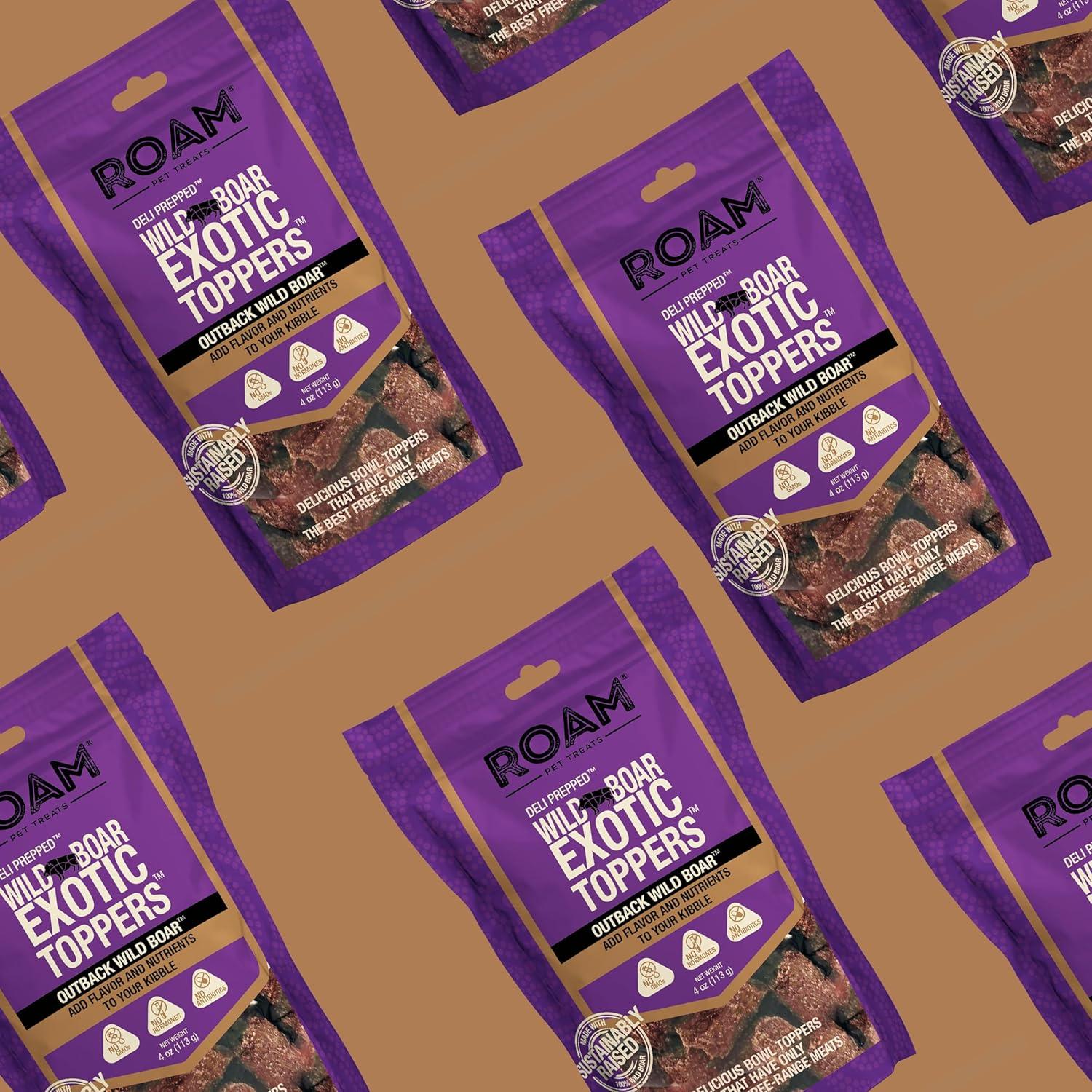 Golosinas para Perros ROAM Jabalí 113g - Proteína Única No OGM