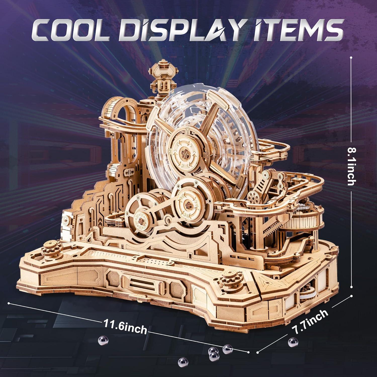 Rompecabezas 3D ROKR Máquina de Pinball DIY - Juguete de Madera