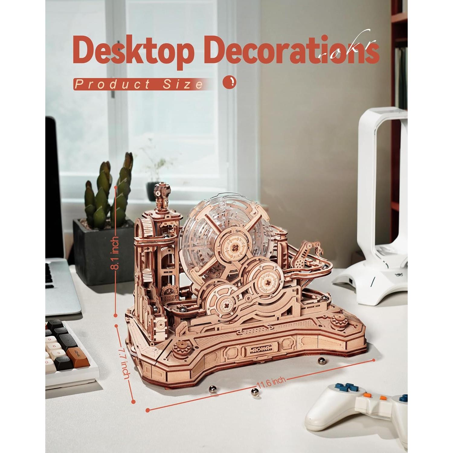 ROKR Rompecabezas de Madera 3D Carrera de Canicas 1.51 kg