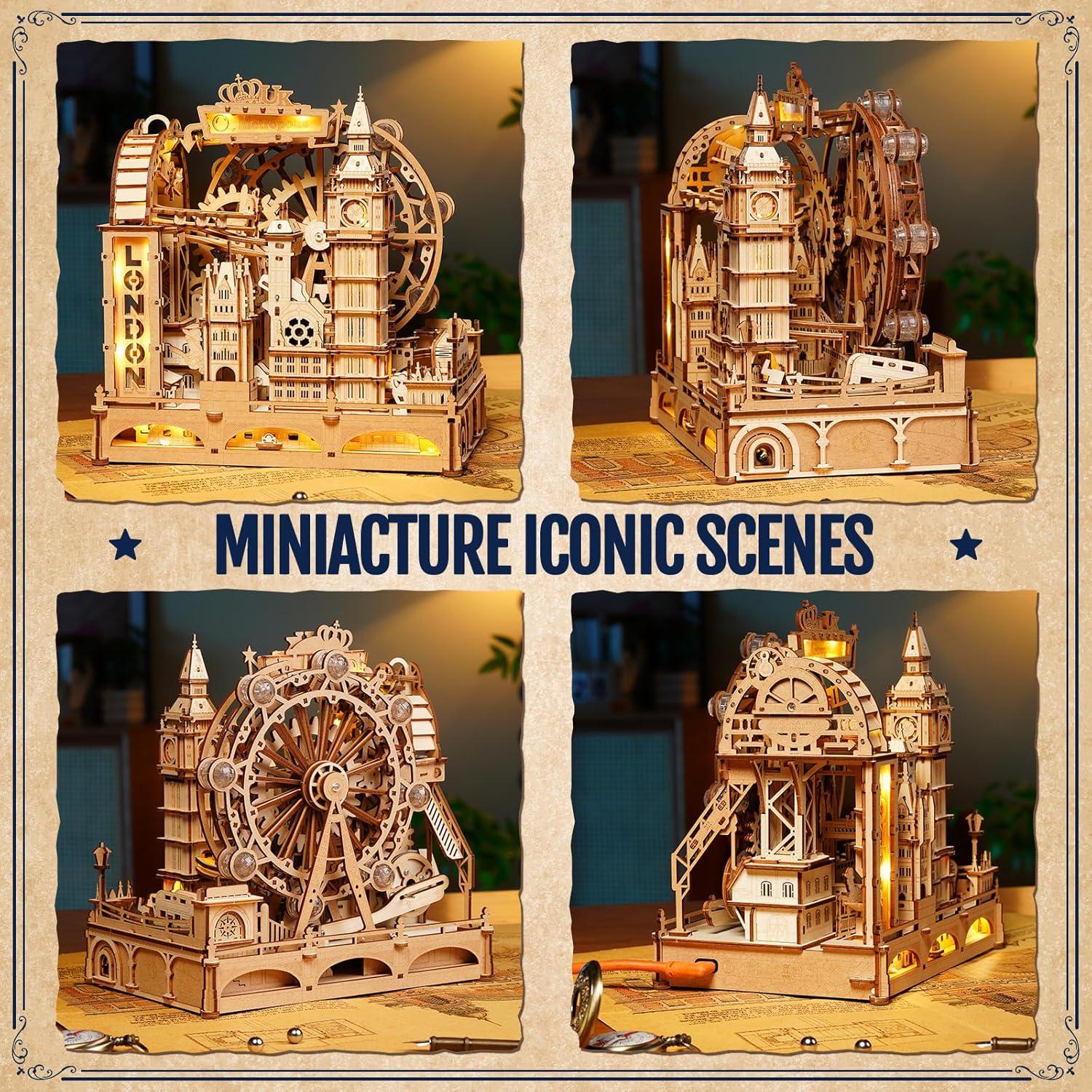 Rompecabezas 3D de Madera ROKR Londres - 431 Piezas