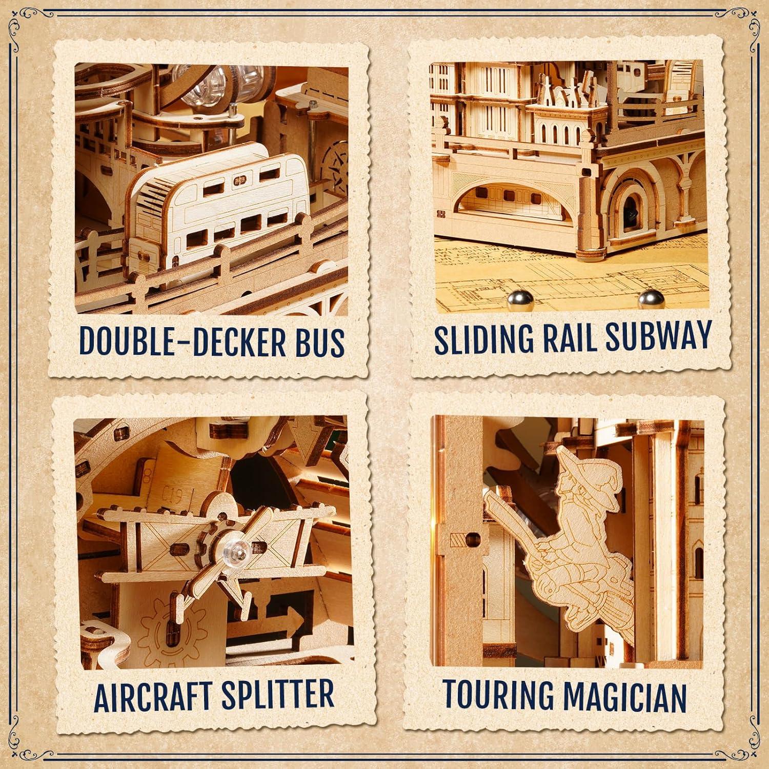 Rompecabezas 3D de Madera ROKR Londres - 431 Piezas