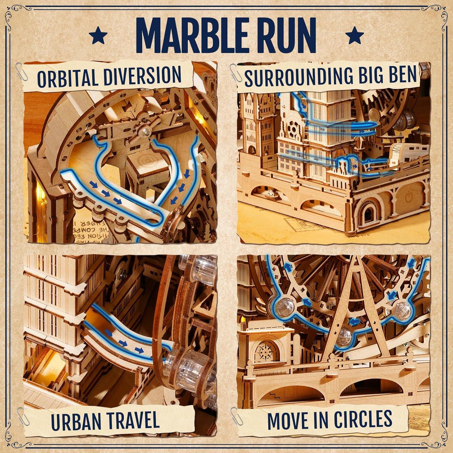 Rompecabezas 3D de Madera ROKR Londres - 431 Piezas