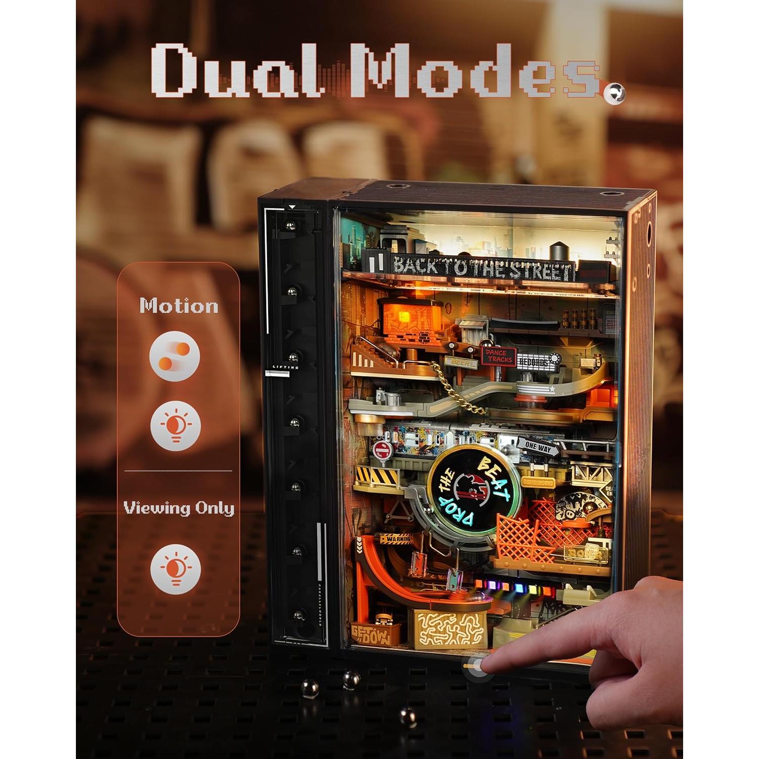 ROKR Rompecabezas 3D Carrera de Canicas Eléctrico 1.55 kg