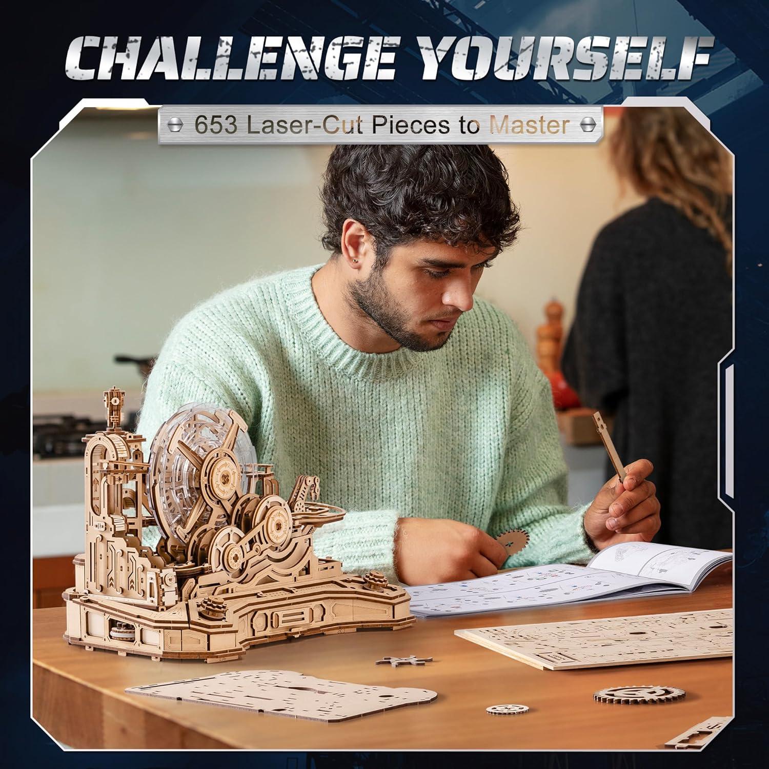 Rompecabezas 3D de Madera ROBOTIME EGC01 - Juego Interactivo