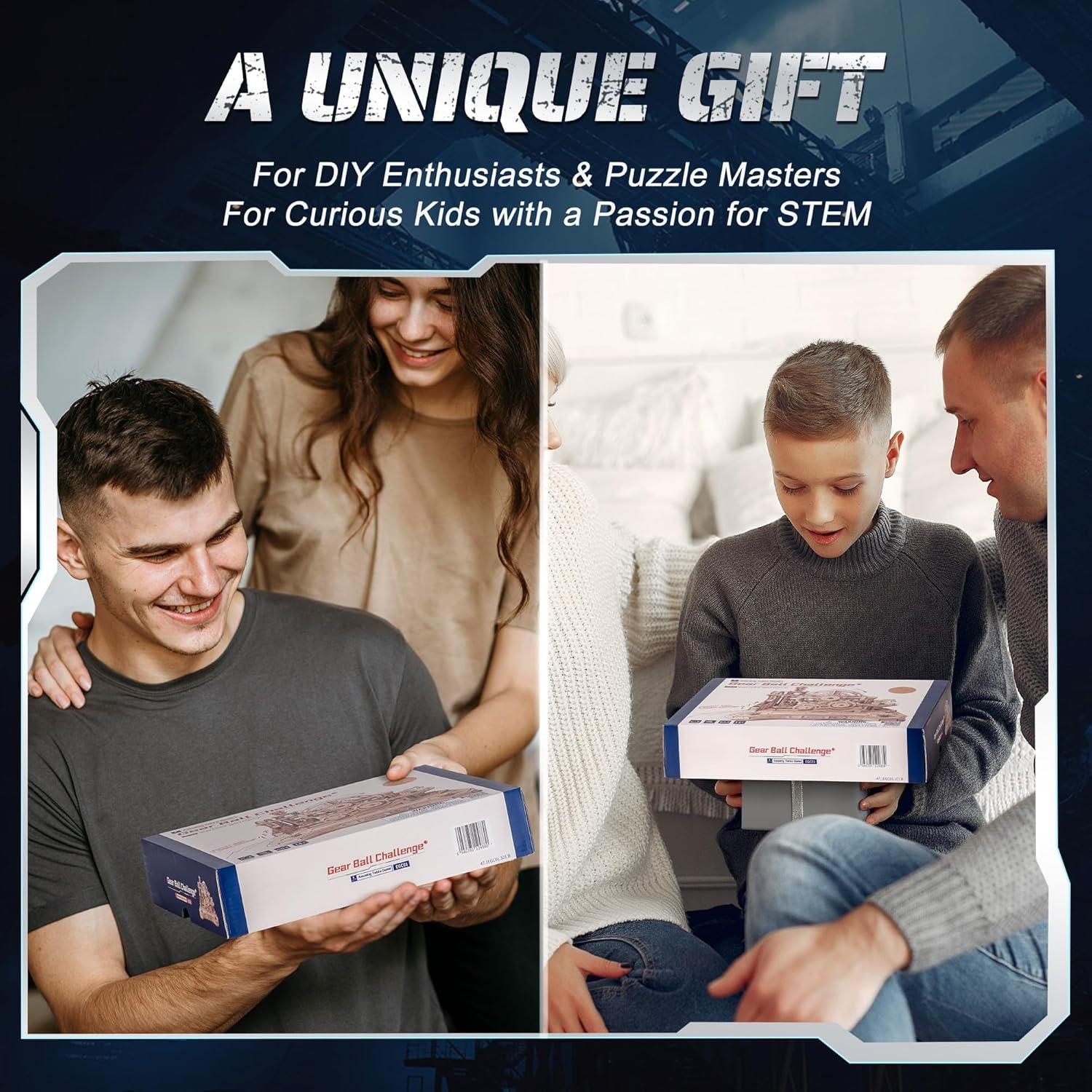 Rompecabezas 3D de Madera ROBOTIME EGC01 - Juego Interactivo