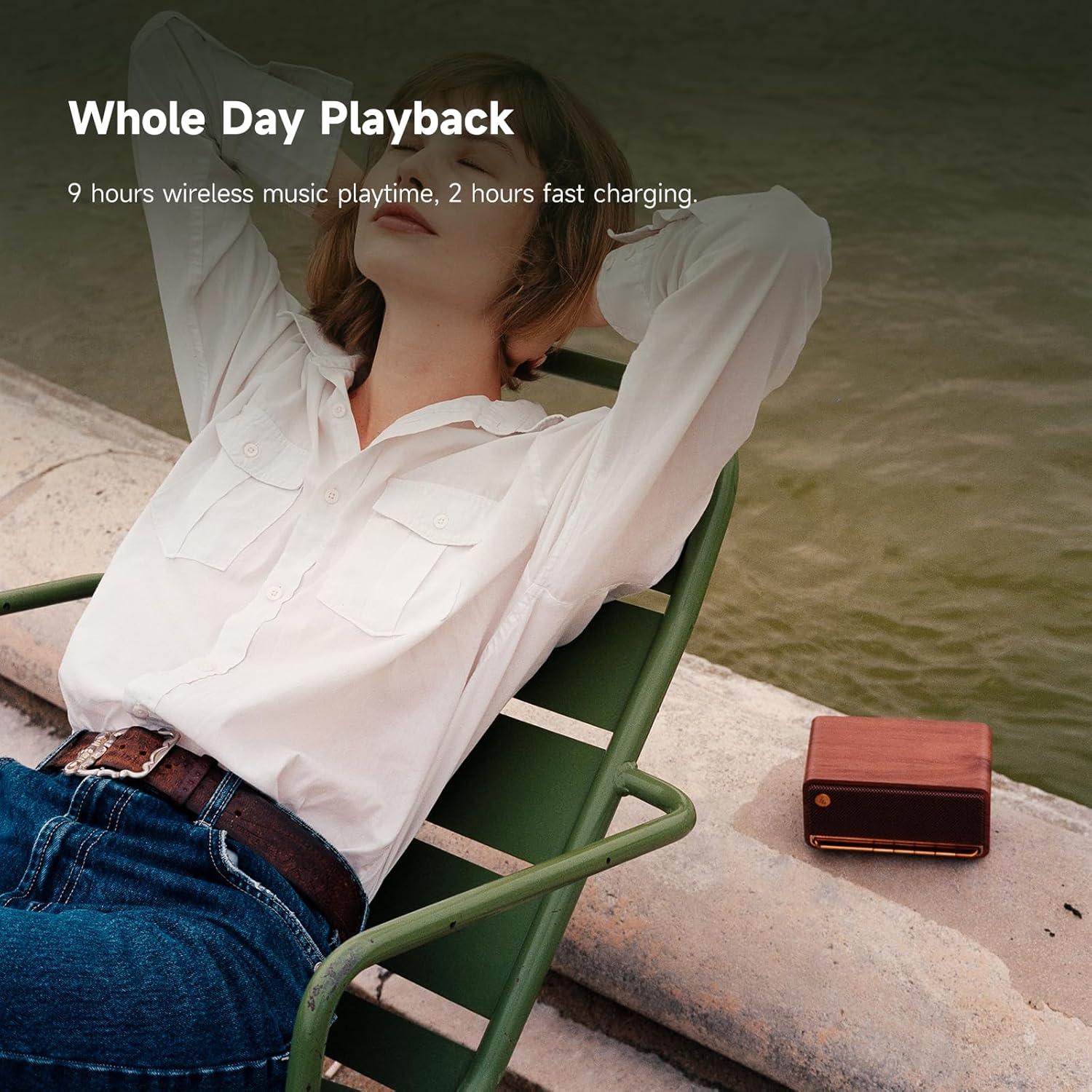 Altavoz Bluetooth Edifier MP230 Portátil 20W 10 Horas Negro Verde