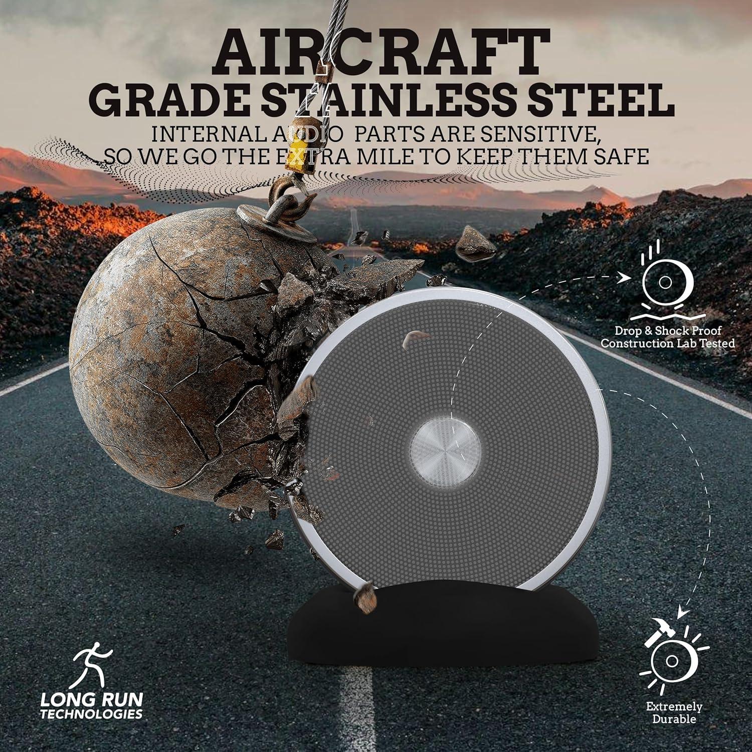 Altavoces Bluetooth Duales Long Run - 10 Horas de Batería