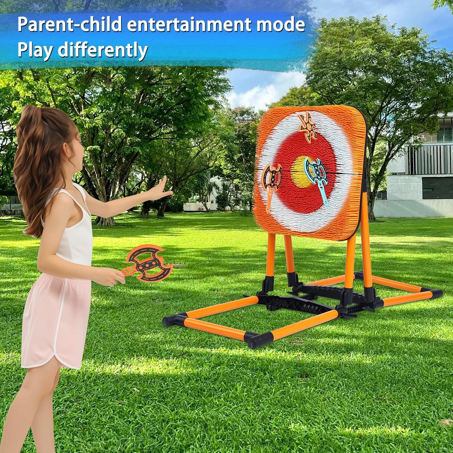 Set de Lanzamiento de Hachas NUCTKP HTB845 con 8 Hachas y Dardos