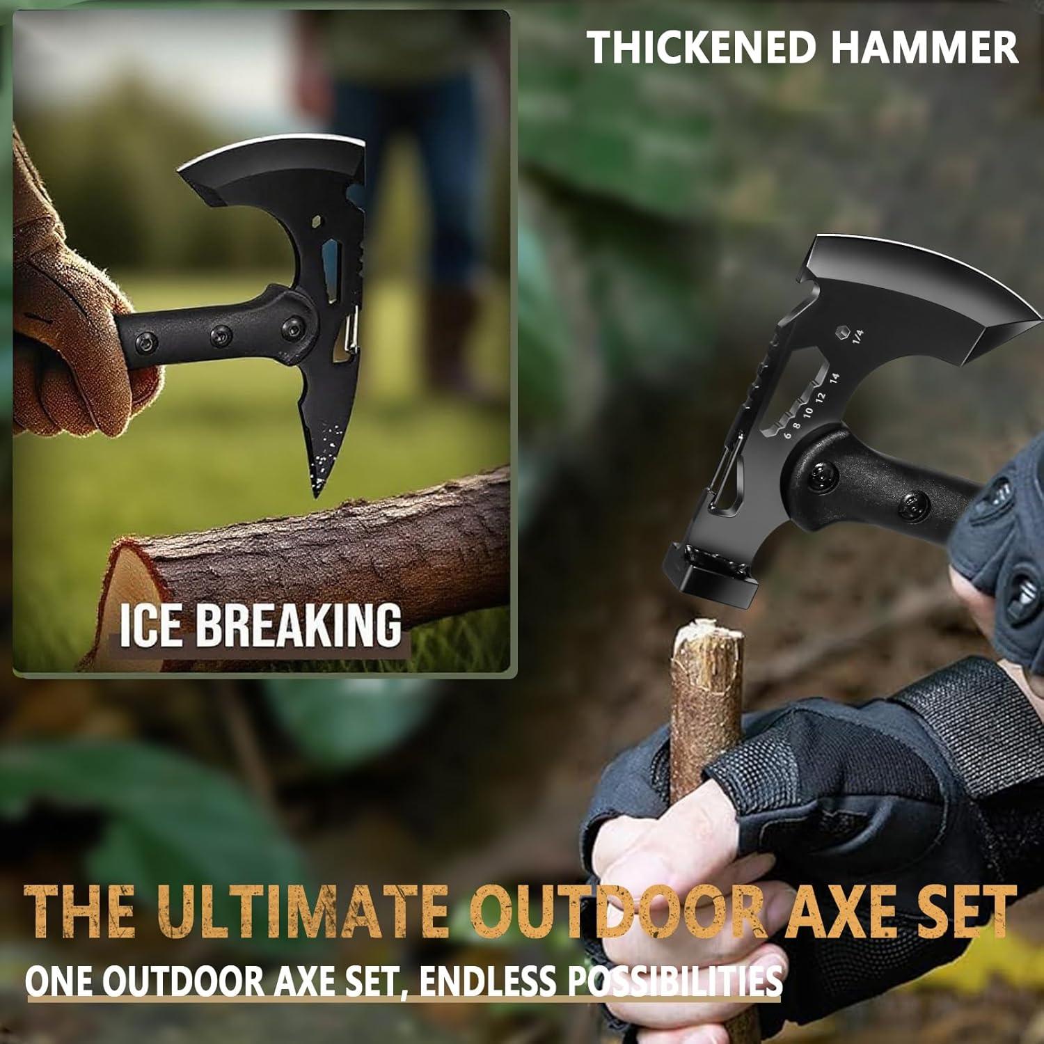 Hacha Táctica Lifarsculp 1.16 kg con Funda - Supervivencia Camping