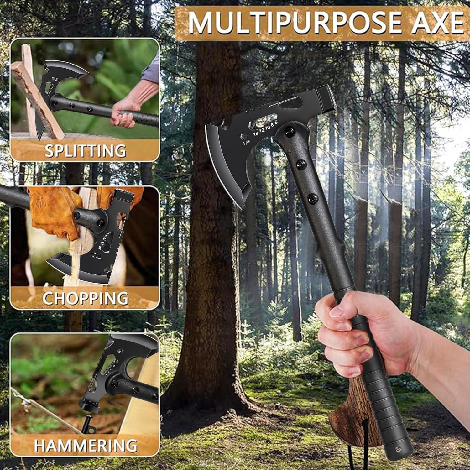 Hacha Táctica Lifarsculp 1.16 kg con Funda - Supervivencia Camping